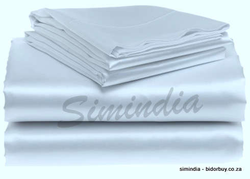 New Arrival - Sexy Queen Size Satin Charmeuse WHITE Color by Scent station.