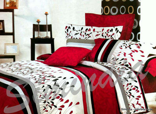 New Arrivals Excellent Import Quality feel (Super Soft) Queen 6 pcs Printed Duvet Cover Set