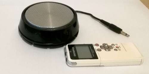 Olympus WS-110 Handheld Digital Voice Recorder with Lanier LX-008-0 Conference Microphone