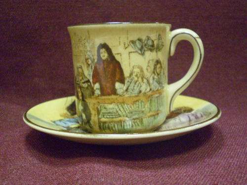 ROYAL DOULTON SIR ROGER DE COVERLEY COFFEE CUP & SAUCER