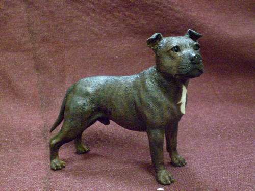 STAFFORDSHIRE BULL TERRIER DOG -BORDER FINE ARTS