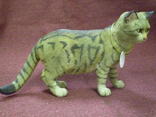 BRITISH TABBY CAT MADE BY COUNTRY ARTISTS