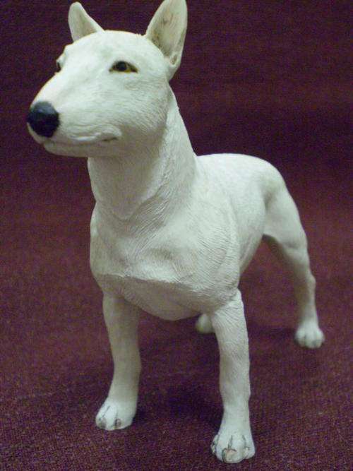 ENGLISH BULL TERRIER DOG MADE BY COUNTRY ARTISTS