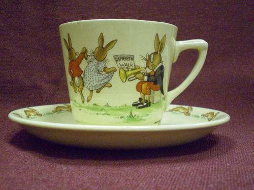 ROYAL DOULTON BUNNYKINS CUP & SAUCER