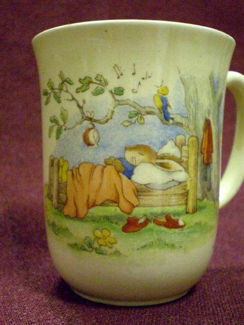 ROYAL DOULTON BUNNYKINS  TALL MUG