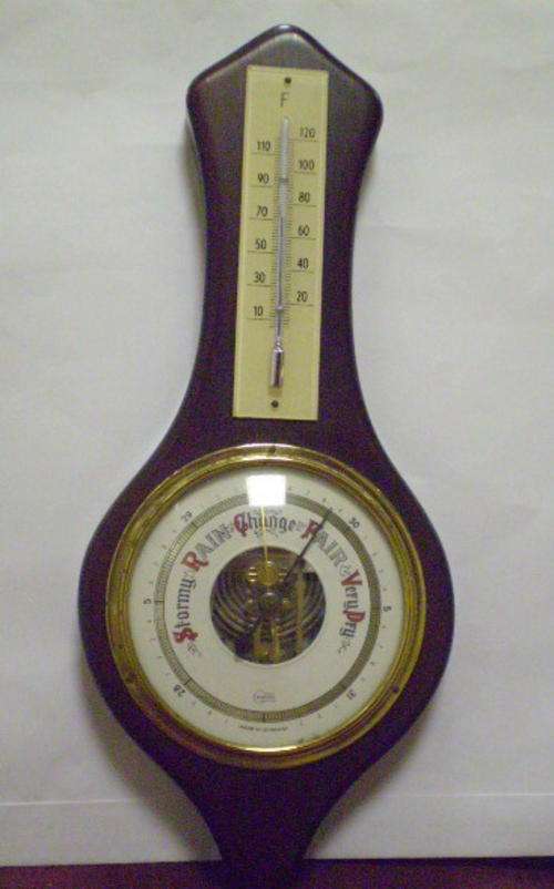 BARIGO   BAROMETER  + THERMOMETER - MADE IN WEST GERMANY