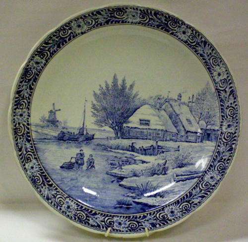 DELFTS CHARGER ( HUGE PLATE)  - "WOW" !!!