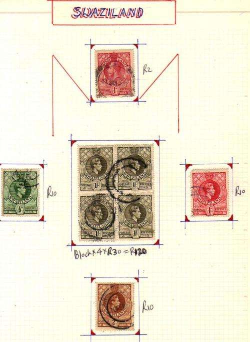 African countries on pages (mixed)