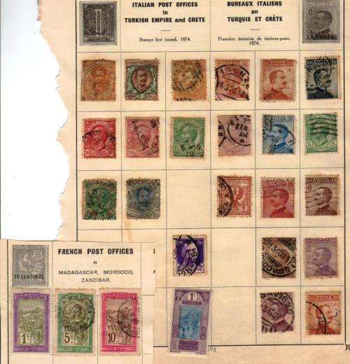 Old stamps on Pages No 2 (19 scans)