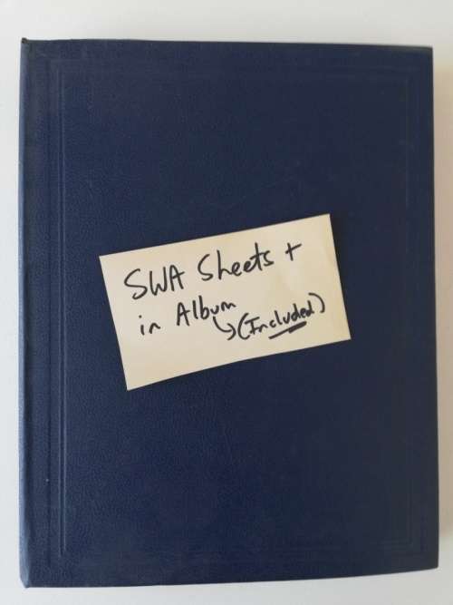 SWA "sheets" in Album (lot899)