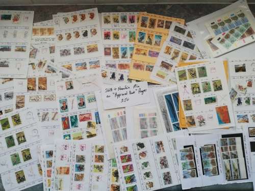 SWA/Namibia on "Approval book pages"  (Lot1657)