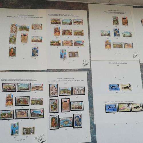 Mauritius on Pages (Lot2371)