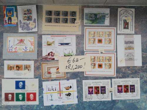 German Min.Sheets (Lot177)