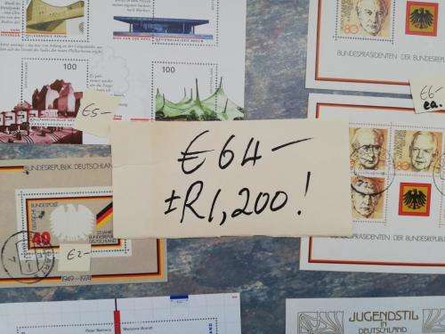 German Min.Sheets (Lot177)