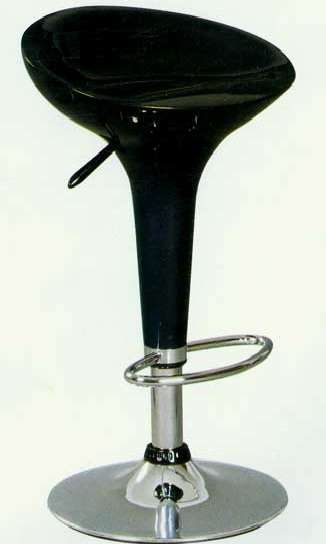 BAR STOOL WITH CHROME BASE