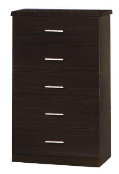 5 DRAW CHEST OF DRAWERS