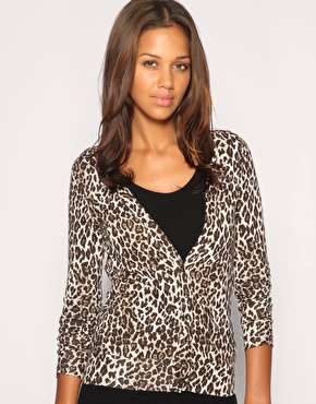ASOS Leopard Print Cardigan