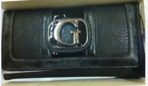 Guess Affinity Wallet Dark Grey