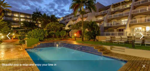 UMHLANGA CABANAS ( WORKINGS DAY) 1st - 5th May 2017 : 2 bed 6 sleeper