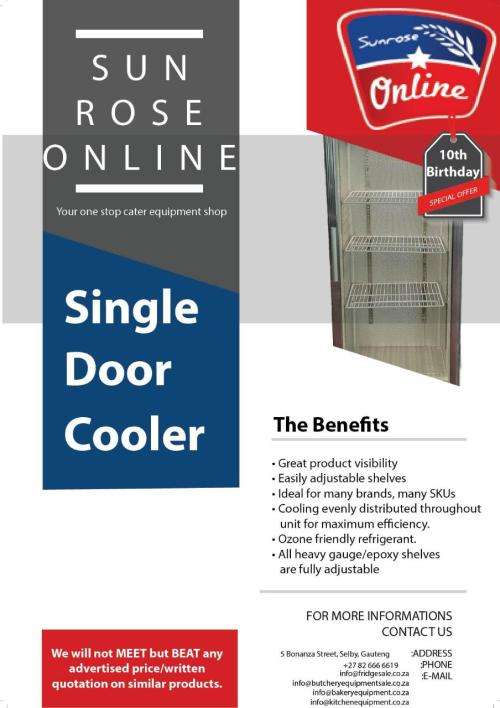 SINGLE DOOR FRIDGE - BEVERAGE FRIDGE - SINGLE DOOR REFRIGERATOR - DISPLAY FRIDGE