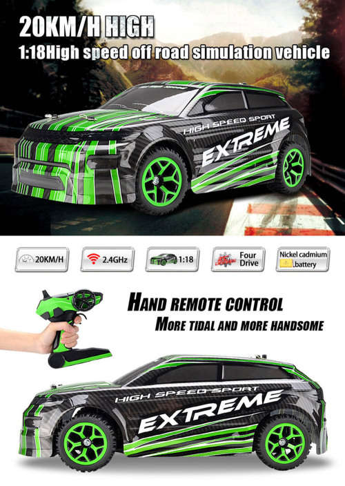 X-Knight 20Km/h High speed Radio Control vehicle 1:18 - 2 designs to choose from- colours may vary