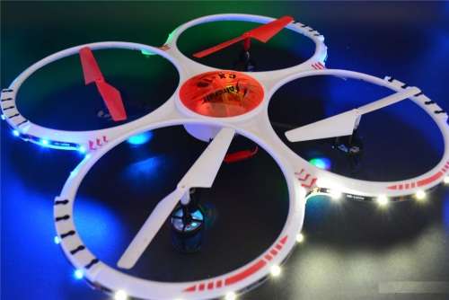 quadcopter, RC 2.4GHz 6 channel Sky King UFO CX-19 Drone with Camera 36cm with camera