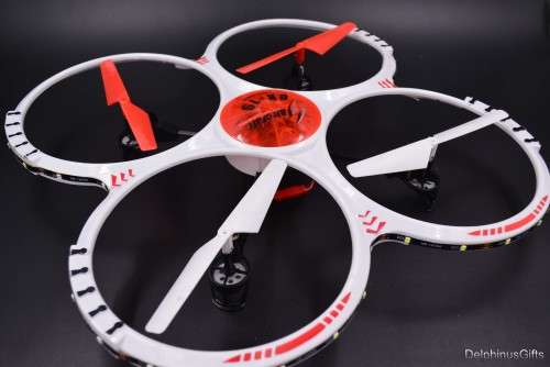 quadcopter, RC 2.4GHz 6 channel Sky King UFO CX-19 Drone with Camera 36cm with camera