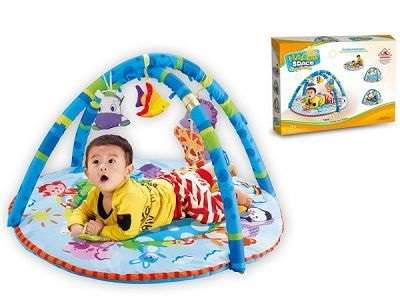 NON-TOXIC HAPPY SPACE BABY PLAY MAT Colourful and clear patterns - Random Designs