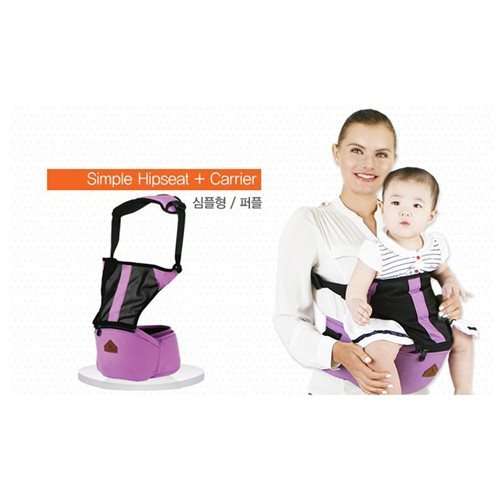 Baby HipSeat simple type hip seat carrier, Front, back and Hip - Random Colours