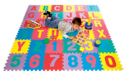 26 Piece set children mini EVA Foam Alphabet Letters Floor Soft Baby Mat 3d puzzle Kids Educ
