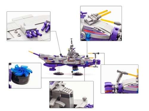 Space Terminator War Warship Building Blocks ( 8 Different Models to choose from)