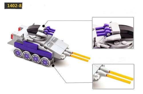 Space Terminator War Warship Building Blocks ( 8 Different Models to choose from)