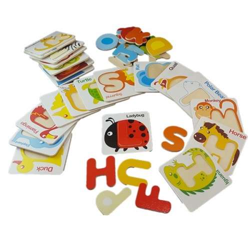 Early Education Wooden Card Set for Kids