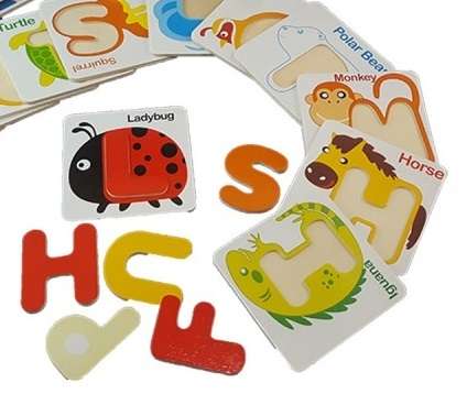 Early Education Wooden Card Set for Kids