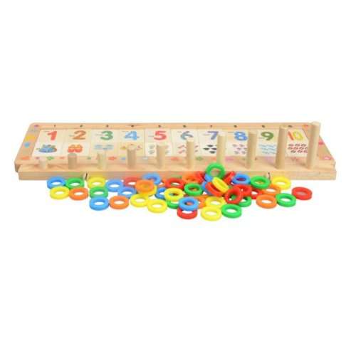 Logarithmic Board Educational Teaching Logarithm Version Kids Blocks Baby Toys Wooden Alphabet puzzl