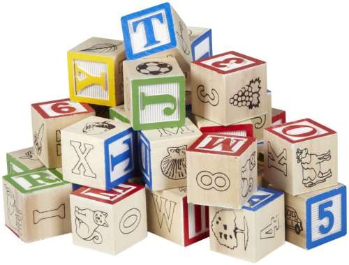 ABC Set of Wooden blocks small sized blocks