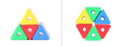 Large Beads Threading Assembling Building Toys for children