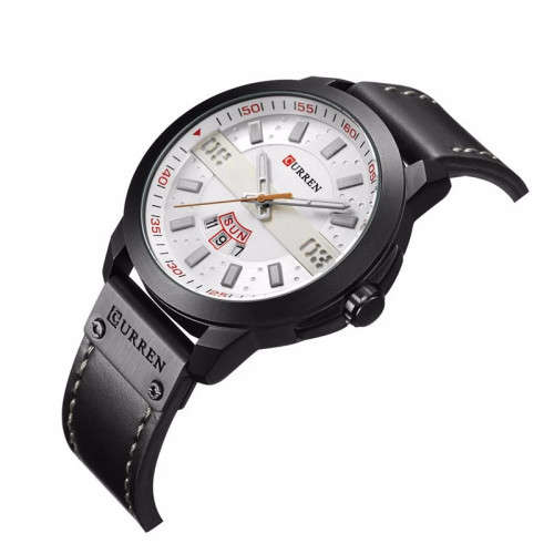 *** GENIUNE *** CURREN Leather Men Casual Quartz Wrist Watches +CALENDAR