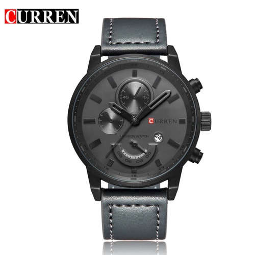 Curren CW-8217 Quartz Watch Men 2017 Top Brand Luxury Leather Mens