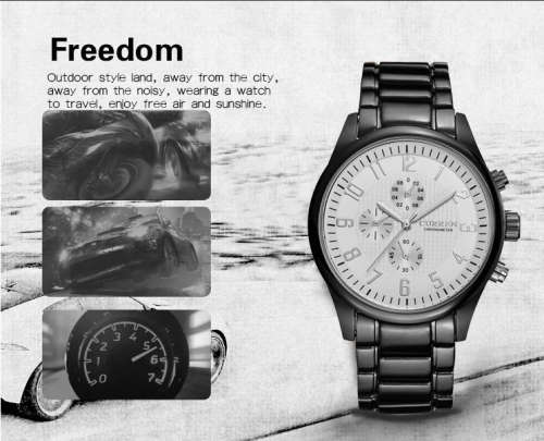 CURREN  Brand Simple Fashion Casual Business Watches Men