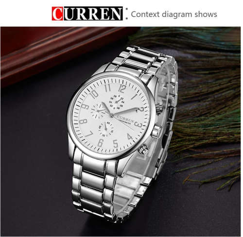 CURREN  Brand Simple Fashion Casual Business Watches Men