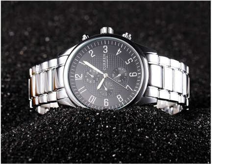 CURREN  Brand Simple Fashion Casual Business Watches Men