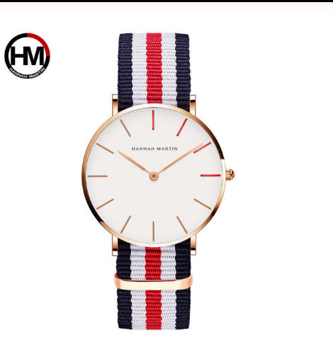 Women Fashion Watch Brown Leather Strap Ladies Wrist Watches Brand