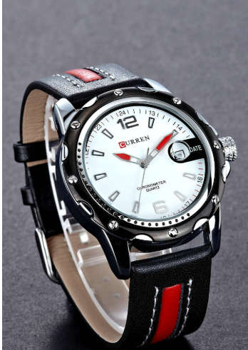 CURREN  Casual Calendar Male Watch Chronograph Analog Mens Watches Men Quartz Wristwatch
