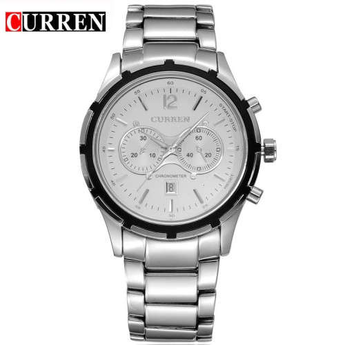 Curren Waterproof Stainless Steel Watch (Dial 4.5cm)