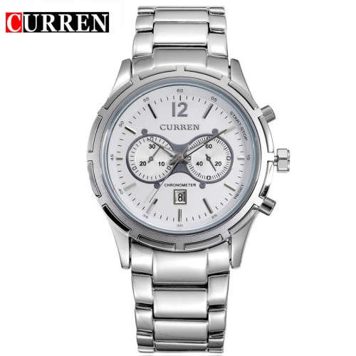 Curren Waterproof Stainless Steel Watch (Dial 4.5cm)