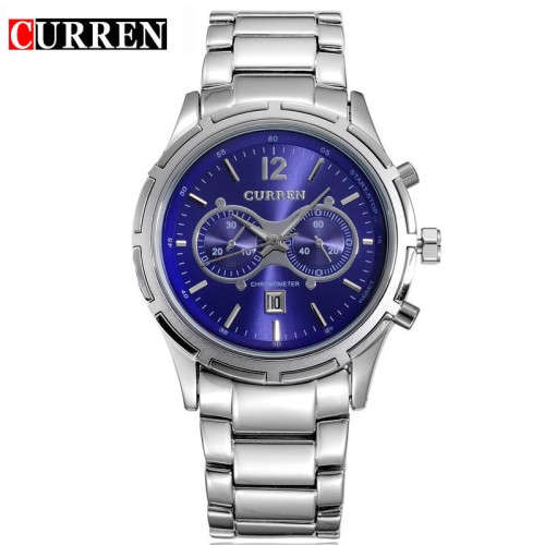 Curren Waterproof Stainless Steel Watch (Dial 4.5cm)