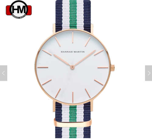 Women Fashion Watch Brown Leather Strap Ladies Wrist Watches Brand