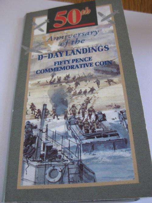 1994 - D-Day 50p - UNC Coin