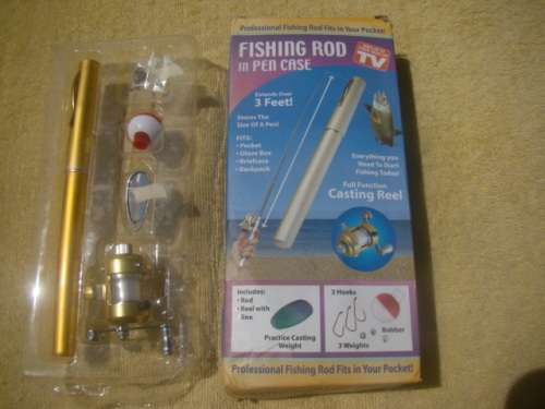 FISHING ROD IN PEN CASE